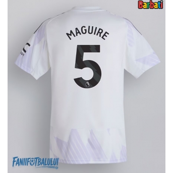 Manchester United Harry Maguire #5 Tricou Fotbal Replică 2025-26 Barbati Deplasare